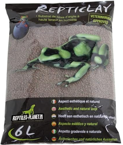 Reptiles Planet - Lettiera sottostrato per terrari Tropicali Repticlay, 6 l