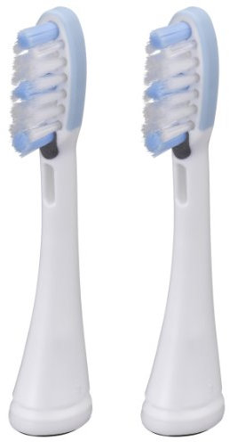 Panasonic WEW0908 Ersatzbürsten mit Zungenreiniger, 2er Pack