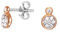 Esprit Charming Grace Ohrringe Silber vergoldet Roségold mit Zirkonia ESER92703A000