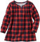 OshKosh B'Gosh Girls' Knit Tunic 31437312, Plaid, 6