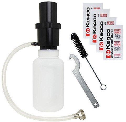 Kegco Beer Line Cleaning Kit 1 Qt. Bottle w/4 oz. Cleaner