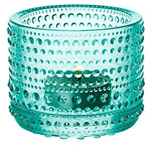 Teelichter/ Kerzenleuchter „Kastehelmi“ von Oiva Toikka - Verkauf durch Iittala, Watergreen, 6,4 cm