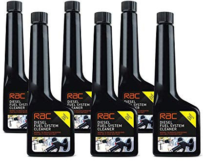 ASC 6Pk - RAC DIESEL FUEL SYSTEM CLEANER - Cleans Lines Pump Injectors increase mpg **6Pack**