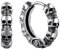 ChainsHouse Edelstahl Punk Creolen Ohrstecker mit Totenkopf Huggie Hoop Skull Schädel Ohrstecker mit Geschenkebox für Herren Männer