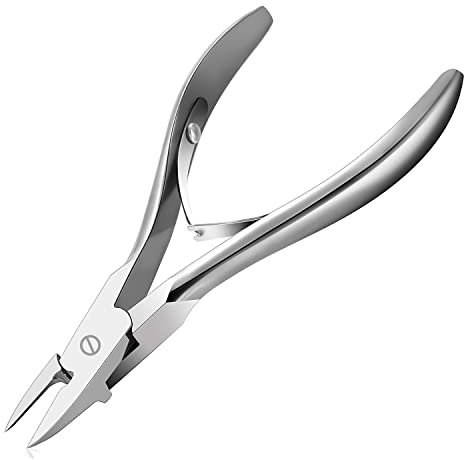 STEK Toenail Clippers, Nail Pliers for Thick & Ingrown Nails, Heavy Duty Stainless Steel Nail Nippers with Sharp Curved Blades, Ergonomic Non-Slip Grip Processional – Podiatrist Tool for Men & Women