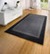 Hanse Home Teppich Läufer Band 80x200cm – Teppichläufer Weicher Kurzflor Teppich Modernes Design Läufer für Flur, Schlafzimmer, Kinderzimmer, Badezimmer, Wohnzimmer, Küche Dekoläufer – Schwarz