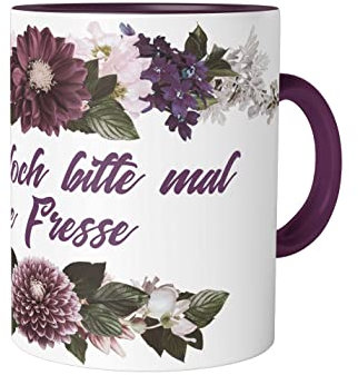 Urban Backwoods Halt Doch Bitte Mal die Fresse Tasse Mit Spruch Kaffeetasse