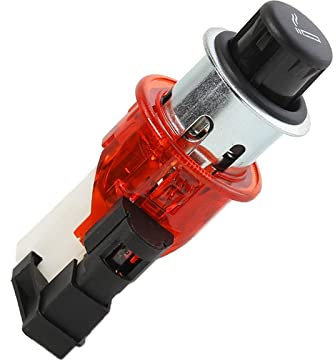 LAZIRO Zigarettenanzünder-Stecker + Sockel Ersatz fit for Vw. Fit for Jetta Fit for Passat Fit for Golf Fit for Käfer Fit for Caddy Fit for Skoda Fit for Octavia Fit for Fabia Fit for SITZ Fit for ibi