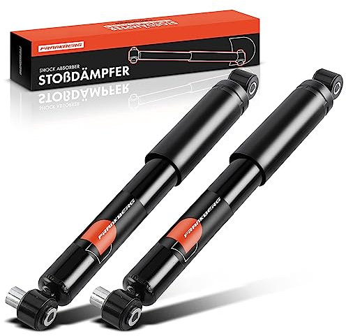 Frankberg 2x Amortisseur à gaz Arrière Gauche Droite 477mm Pression de gaz Compatible avec Kangoo KC0/1 Kangoo Express FC0/1 Remplacer# 344812, 8200041472
