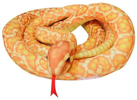 YJZQ Große Plüschtier Realistische Schlange Plüschschlange Kuschelschlange Realistische Schlange Stofftier Kuscheltier Schlange