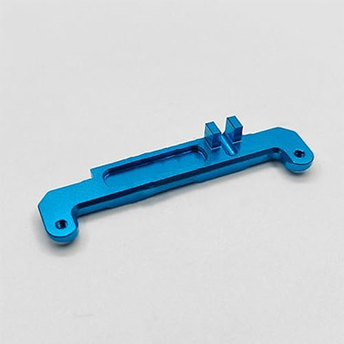 1 PCS Lenkspurstange vorne Metallreifenlineal schmal kompatibel mit Mini-Z Buggy RC Autozubehör Teile Servo (Size : Blauw)