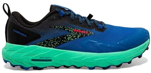 Brooks 1104031D476 Cascadia 17 Herren Victoria Blue/Black/Spring Bud EU 44