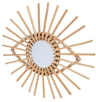 Cabilock Rattan Crafts Decor – Wandbehang Detailwandkunst Für Schlafzimmer Wohnzimmer