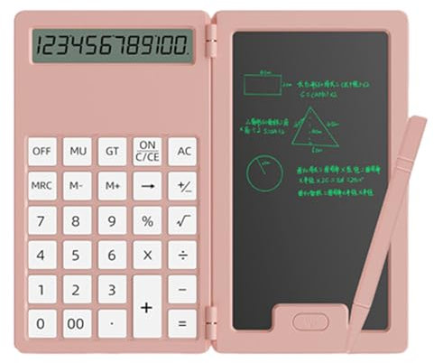 Calcolatrice multifunzionale con funzione penna per studenti professionisti Certo Ecco un prodotto Titolo Elenco portatile pieghevole Lcd scrittura Board 12 Rosa