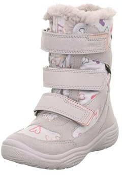Superfit Crystal Warm gefütterte Gore-Tex, Stivali da Neve, Hellgrau 2510, 27 EU Larga