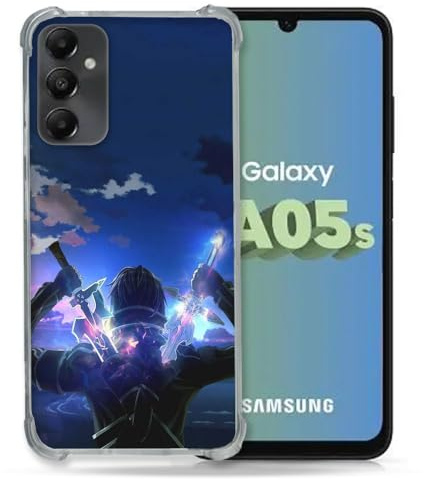 Cokitec Verstärkte Schutzhülle für Samsung Galaxy A05S Manga SAO Sword Art Online Epee