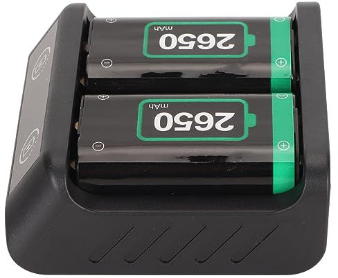 Zunate Pack de Batterie à Rapide pour Manettes, 2 Batteries Rechargeables 2650mAh avec Chargeur pour One Série S