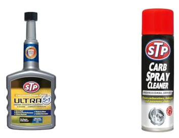 STP Exterior Mechanical Petrol 2 Piece Bundle, Includes 400ml Ultra Diesel and 500ml Pro Carb Spray Cleaner, For a Cleaner and Better Performing Engine, Carburettors, Linkages and Automatic Chokes