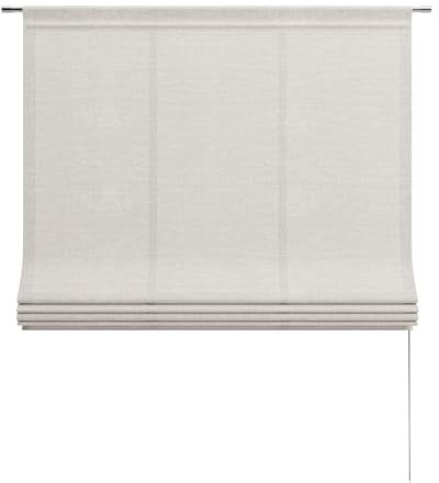 Neutex for you! Allure Raffrollo, Vorhang, Gardine, 140 x 80 cm (H/B), Made in Germany, Oeko-Tex Standard 100, Transparent Cappuccino