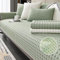 Sofa Überzug, 2024 Neue Kühlende Sofabezug, Couch Überzug 1/2/3/4 Sitzer L Form Sofa Cover Ecksofa, Universelle Rutschfeste Sofa Überwurf, Solide Strukturierte Sofaschoner Für Wohnzimmer(Green,90*90cm