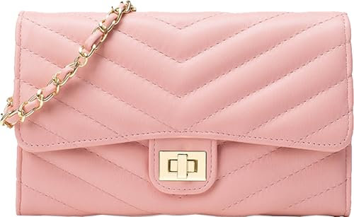 Farcauo Kleine Umhängetasche Damen Rosa Handtasche und Crossbody Bag, Kompakte Schultertasche für Damen, Elegante Abendtasche für Frauen, Damentasche für Alltag und Abend