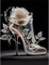 Umfarvt High Heels mit Kristall-Rose-Absatz Diamond Painting Kits Erwachsene und Kinder,Round Drill Full Drill Cross Stickerei Malerei Kits für Home Halloween Wand Décor 40x60cm