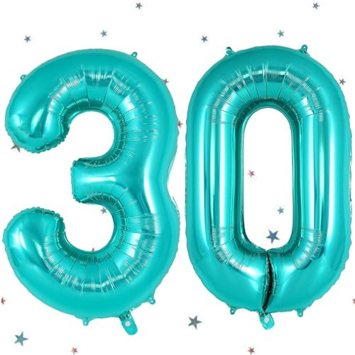 UDRKFOPK Grün Luftballon 80,Zahlen Luftballon Grün,40 Zoll Grün Folienballon 80,Grün Zahlenballon 80 Helium Ballon Luftballon 80 Geburtstag für Geburtstagsdeko Frau Mann Jubiläum Party Deko