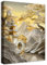Cadre en Bois Impression sur Toile Tokyo Montagnes Blanches Arbre Tableau Image sur Toile Pont Golden Lofts Rivière Tableau Decoration Murale Salon Chambre Coucher Salle de Bains Couloir 40x60cm