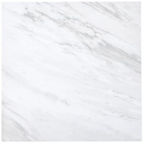 INMOZATA 18x18 Inch Floor Tiles Self Adhesive 24Pcs/5m² Peel and Stick Floor Tiles Marble Effect Sticky Floor Tiles Waterproof Stick on Floor Tiles for Bathroom Kitchen Living Room (Marble White 02)