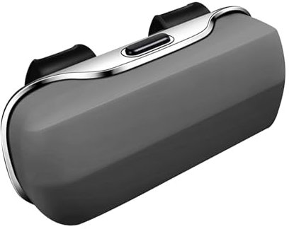 Oshhni Porte-Lunettes de Soleil pour Voiture, Étui à Lunettes en Plastique, Organisateur Auto Installation Clip-on Facile sans Outils, Design Compact, Compatible avec la Plupart des Véhicules, Gris