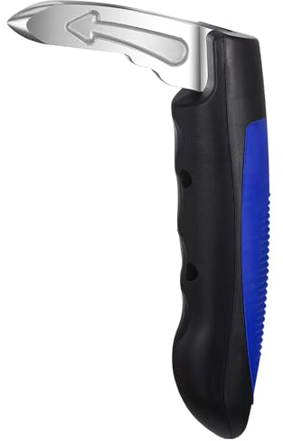 KAV Car Assist Handle for Elderly – Portable Vehicle Support Grab Bar with Window Breaker & Seatbelt Cutter, 350lbs Weight Capacity, Non-Slip Grip, Fits Most Cars – Mobility Aid for Seniors & Injured
