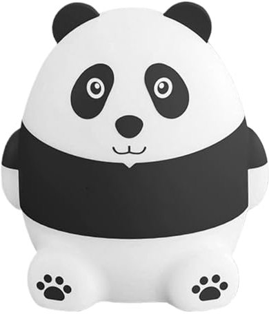 Qyljeiwred Nachtlicht für Kinder, Panda-Nachtlicht für Kinderzimmer, wiederaufladbares Silikon-Nachtlicht für Tisch, Nachttisch, Stillen, Kinderzimmer