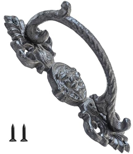 Ppmter Maniglia Antica per Porta Fienile, Maniglia Rustica Intagliata per Porta, Maniglia Vintage per Cancello, Recinzione, Garage, Armadio, Cassettiera