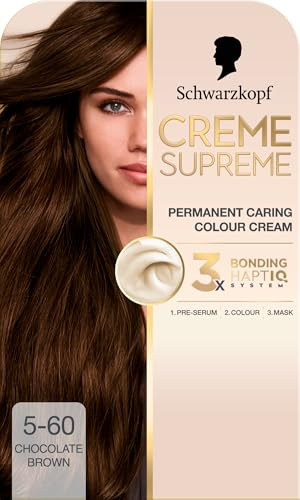 Schwarzkopf Creme Supreme Hair Dye, 5-60 Chocolate Brown