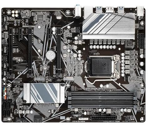 Carte mère Fit for GIGABYTE Z590 D, Format ATX Ultra-résistant avec VRM numérique 12+1 Phases, entièrement Compatible PCIe 4.0*