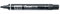 Pentel N50-AE Aluminiumgehäuse, 12 Stück schwarz