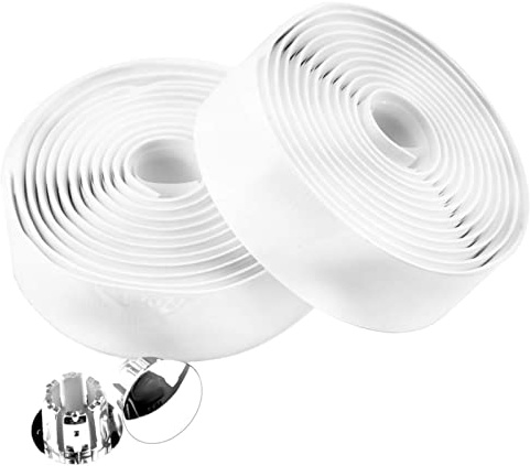 M Part Primo anti-slip bar tape with shock-absorbent silicone gel, white