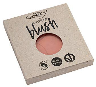 PUROBIO Compact Cheeky Coral Marmoriertes Blusher Für Den Perfekten Glow Multitonales Puder Farbe Apricot Cheek Heat Gel-formel Wasserbasierte Farbpigmente Glossyglänzendes Finish Rose Flash