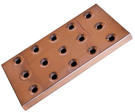 Chabrias Ltd Premium Aluminium Copper Bar Drip Tray 42.2cm – Rust-Resistant Spill Tray with Durable Copper Lacquer Finish, Heavy-Duty Spill Catcher for Home Bars, Coffee Shops, Pubs & Restaurants