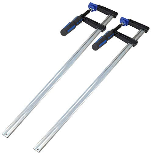 Sliding F Clamp Bar Profile Clamp Holder Fastener Fastening 600mm x 80mm 2pc