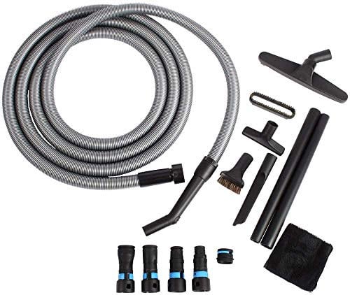 Cen-Tec Systems 95281 Quick Click 6m Hose for Home and Shop Vacuums with Power Tool Adaptor Set for Dust Collection and Clean-up Tools