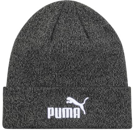 PUMA Unisex Evercat Logo Beanie-Mütze, Schwarz, One Size