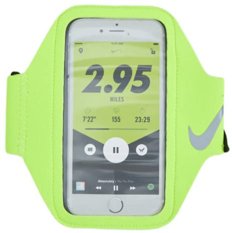 Nike Unisex – Erwachsene Lean Oberarmband, Neongelb, 16cm