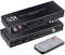 Fashion Swallows 4x2 HDMI Switcher Splitter,4x2 HDMI 2.0 Audio & commutateur Arc Répartiteur de Commutation HDMI 4 en 2 Sorties avec Port Optique coaxial 3,5 mm L/R avec télécommande IR