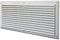 La Ventilazione A5023B Griglia di Ventilazione in Plastica Rettangolare da Sovrapporre, bianco, 500x227 mm