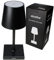 abathe LED Akku Tischleuchte classic - dimmbar, kabellos, USB aufladbar, warme 2700K - sichtfreie Höhe von 26cm - 24h Leuchtdauer - Outdoor Akku-Tischlampe für drinnen und draußen IP54 – schwarz