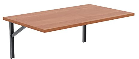 AKKE Wandklapptisch für Küche Zimmer Wohnzimmer Kinderzimmer 120 cm x 60 cm, Wandtisch klappbar, Klappbarer Wandtisch Küchentisch Kindertisch, Klapptisch Klappschreibtisch Küche Erle