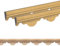 ben+camilla.com Ornament Leiste Holz für Möbel in 20 x 7 x 1000 mm | 2-er Set = 2 Meter | SK-745 mit 3D Girlande Kiefer | Zierprofile Friesenleiste Wandleiste Profilleiste