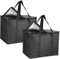 2pcs Holzpellet -Lagerbehälter 16x13x10 wasserdichte Pelletspeicher mit Griff -Comptable -Holzpelletspeicher für Holzkohle, Grill, Campping, Outdoor