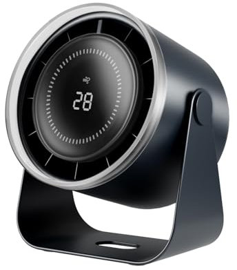 ROMANJOY Ventilador Recargable con Control de Velocidad Infinita: 3600mAh Ultra Silencioso para Circulación de Aire Colgable Ventilador USB de sobremesa para dormitorio, oficina, regalo